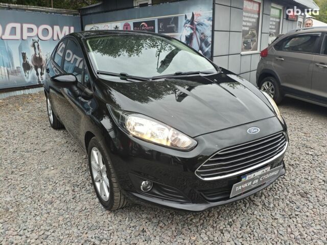 Черный Форд Фиеста, объемом двигателя 1.6 л и пробегом 84 тыс. км за 9500 $, фото 1 на Automoto.ua