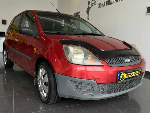 Красный Форд Фиеста, объемом двигателя 1.2 л и пробегом 164 тыс. км за 4150 $, фото 1 на Automoto.ua