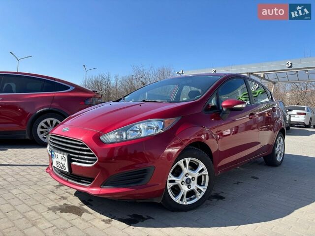 Красный Форд Фиеста, объемом двигателя 1.6 л и пробегом 160 тыс. км за 7699 $, фото 1 на Automoto.ua