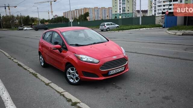 Красный Форд Фиеста, объемом двигателя 1.6 л и пробегом 159 тыс. км за 6999 $, фото 1 на Automoto.ua