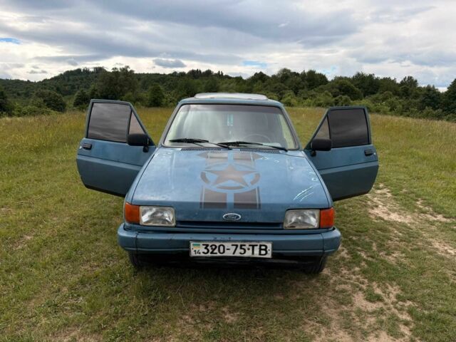 Синий Форд Фиеста, объемом двигателя 1.6 л и пробегом 89 тыс. км за 900 $, фото 1 на Automoto.ua