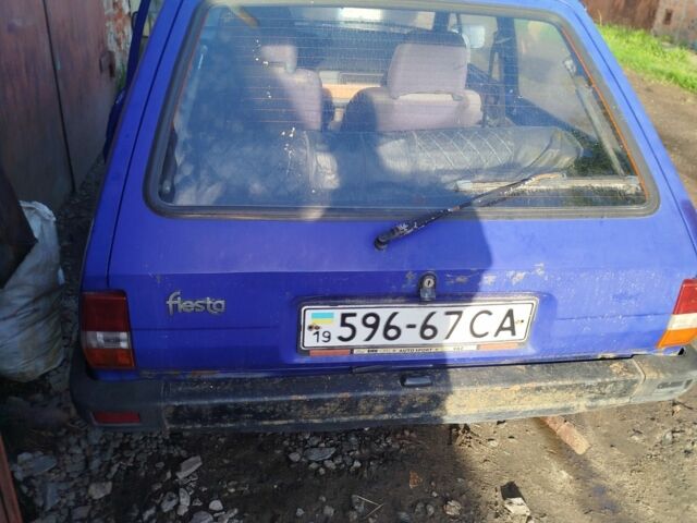 Синий Форд Фиеста, объемом двигателя 1 л и пробегом 1 тыс. км за 295 $, фото 1 на Automoto.ua