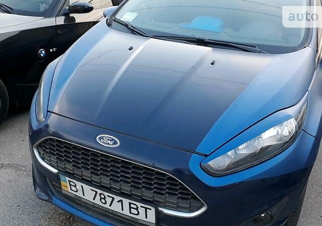 Синий Форд Фиеста, объемом двигателя 1.5 л и пробегом 62 тыс. км за 9000 $, фото 1 на Automoto.ua