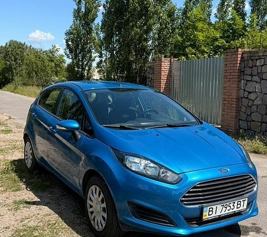 Синий Форд Фиеста, объемом двигателя 1.25 л и пробегом 77 тыс. км за 7500 $, фото 1 на Automoto.ua