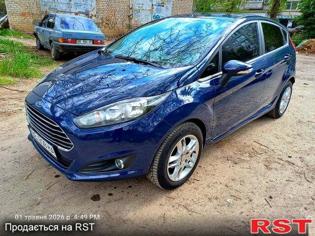Синий Форд Фиеста, объемом двигателя 1 л и пробегом 230 тыс. км за 5500 $, фото 1 на Automoto.ua