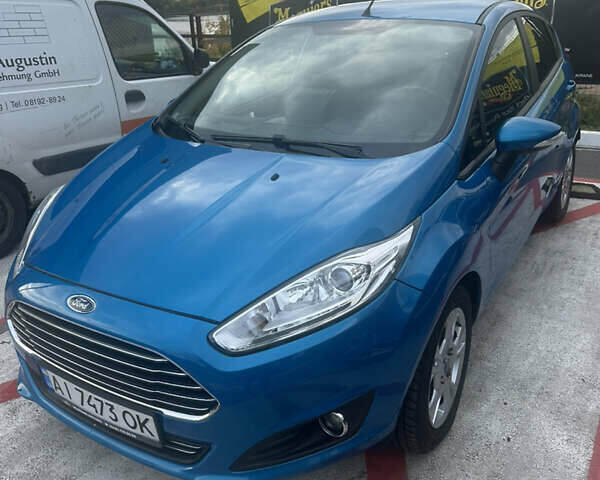 Синий Форд Фиеста, объемом двигателя 1 л и пробегом 98 тыс. км за 8500 $, фото 1 на Automoto.ua