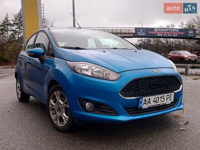 Синий Форд Фиеста, объемом двигателя 1 л и пробегом 86 тыс. км за 9700 $, фото 1 на Automoto.ua