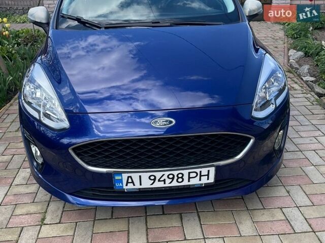 Синий Форд Фиеста, объемом двигателя 1 л и пробегом 92 тыс. км за 11100 $, фото 1 на Automoto.ua