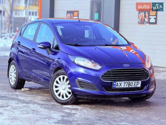 Синий Форд Фиеста, объемом двигателя 1 л и пробегом 95 тыс. км за 8450 $, фото 1 на Automoto.ua