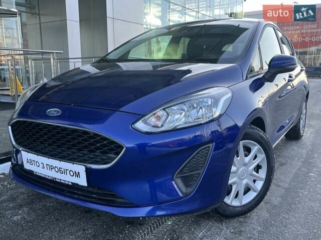 Синий Форд Фиеста, объемом двигателя 1 л и пробегом 92 тыс. км за 10513 $, фото 1 на Automoto.ua