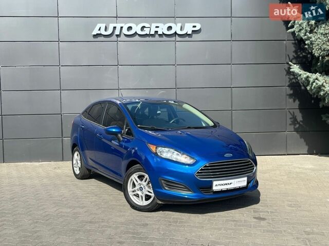 Синий Форд Фиеста, объемом двигателя 1.6 л и пробегом 70 тыс. км за 8200 $, фото 1 на Automoto.ua