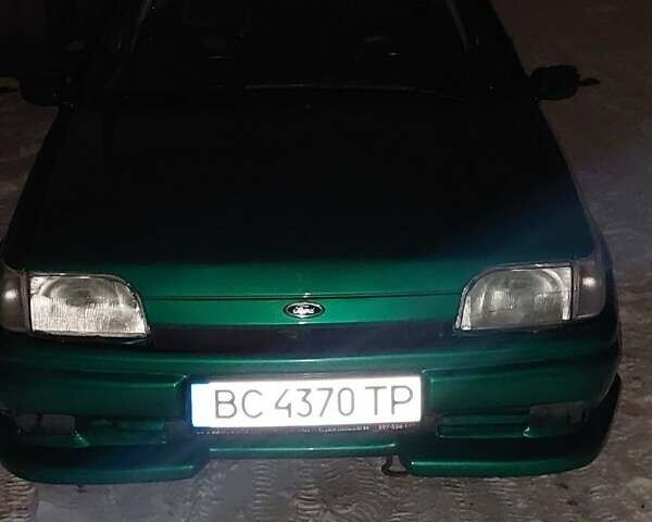 Зеленый Форд Фиеста, объемом двигателя 1.3 л и пробегом 207 тыс. км за 1650 $, фото 1 на Automoto.ua