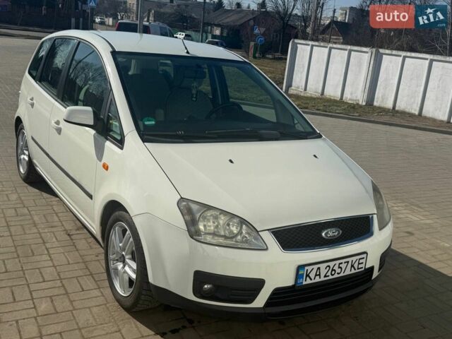 Белый Форд Focus C-Max, объемом двигателя 1.6 л и пробегом 248 тыс. км за 4200 $, фото 1 на Automoto.ua
