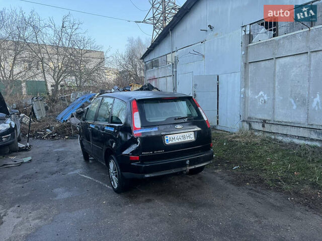 Черный Форд Focus C-Max, объемом двигателя 1.8 л и пробегом 196 тыс. км за 2600 $, фото 1 на Automoto.ua