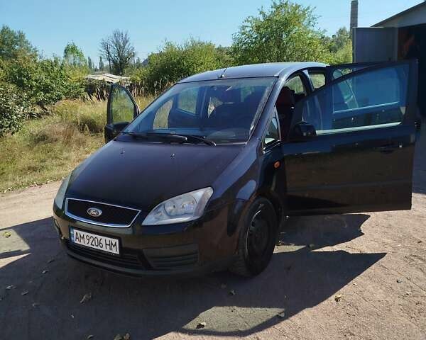 Черный Форд Focus C-Max, объемом двигателя 1.8 л и пробегом 213 тыс. км за 4000 $, фото 1 на Automoto.ua