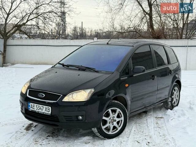 Черный Форд Focus C-Max, объемом двигателя 1.6 л и пробегом 265 тыс. км за 4950 $, фото 1 на Automoto.ua