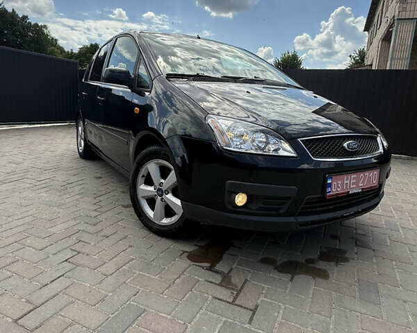 Черный Форд Focus C-Max, объемом двигателя 1.6 л и пробегом 232 тыс. км за 4350 $, фото 1 на Automoto.ua
