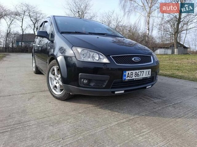 Черный Форд Focus C-Max, объемом двигателя 2 л и пробегом 247 тыс. км за 5100 $, фото 1 на Automoto.ua