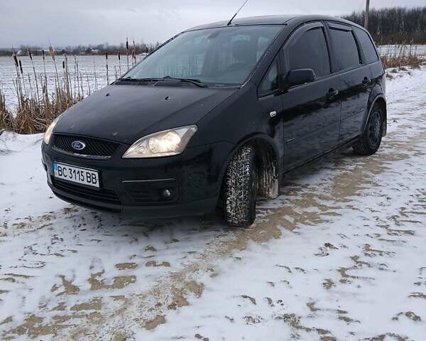 Черный Форд Focus C-Max, объемом двигателя 1.8 л и пробегом 212 тыс. км за 4900 $, фото 1 на Automoto.ua