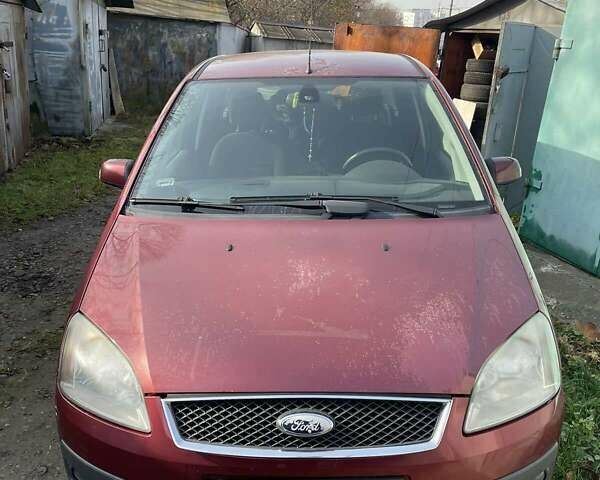 Красный Форд Focus C-Max, объемом двигателя 2 л и пробегом 320 тыс. км за 3534 $, фото 1 на Automoto.ua
