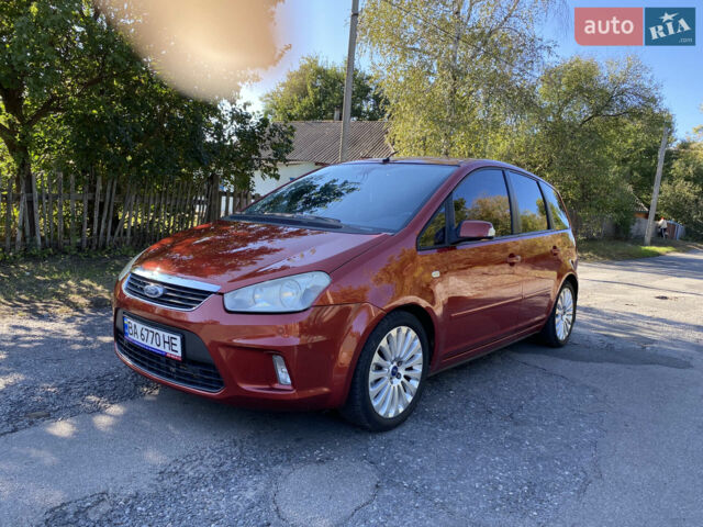 Красный Форд Focus C-Max, объемом двигателя 1.8 л и пробегом 215 тыс. км за 8300 $, фото 1 на Automoto.ua