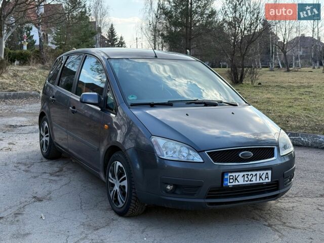 Серый Форд Focus C-Max, объемом двигателя 2 л и пробегом 185 тыс. км за 4200 $, фото 1 на Automoto.ua