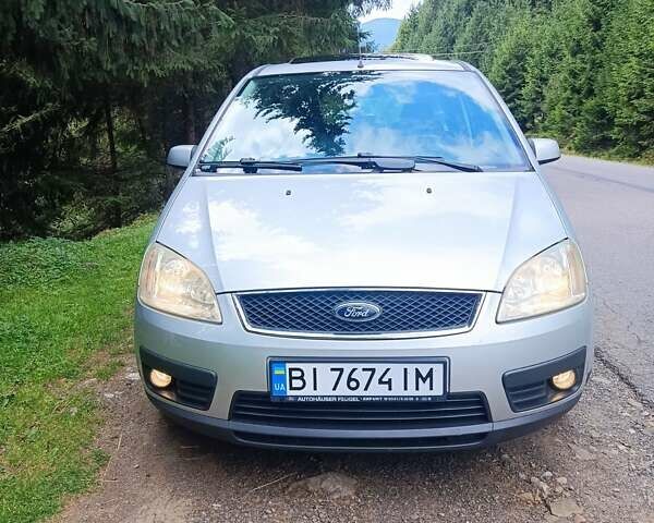Серый Форд Focus C-Max, объемом двигателя 1.8 л и пробегом 202 тыс. км за 4800 $, фото 1 на Automoto.ua