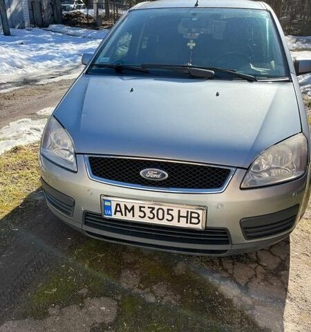 Серый Форд Focus C-Max, объемом двигателя 1.6 л и пробегом 303 тыс. км за 4500 $, фото 1 на Automoto.ua