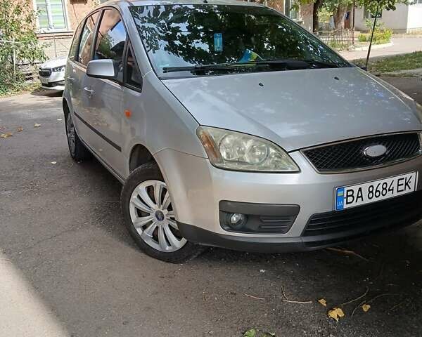 Серый Форд Focus C-Max, объемом двигателя 1.6 л и пробегом 200 тыс. км за 4500 $, фото 1 на Automoto.ua