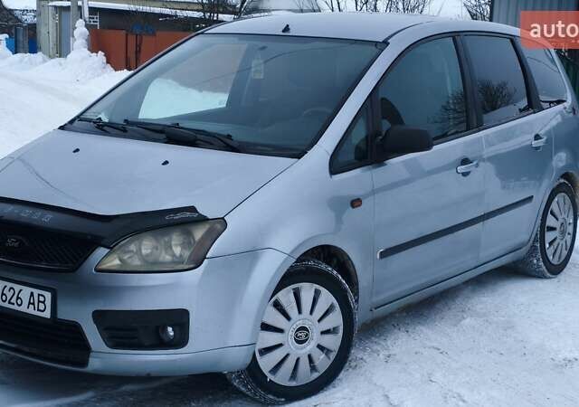 Серый Форд Focus C-Max, объемом двигателя 2 л и пробегом 300 тыс. км за 3498 $, фото 1 на Automoto.ua