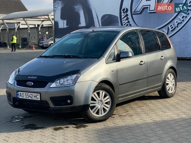 Серый Форд Focus C-Max, объемом двигателя 2 л и пробегом 274 тыс. км за 4950 $, фото 1 на Automoto.ua