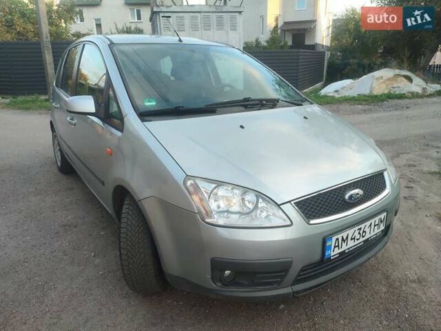Серый Форд Focus C-Max, объемом двигателя 1.6 л и пробегом 231 тыс. км за 4850 $, фото 1 на Automoto.ua
