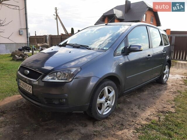 Серый Форд Focus C-Max, объемом двигателя 1.6 л и пробегом 304 тыс. км за 3200 $, фото 1 на Automoto.ua