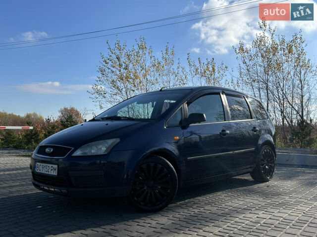 Синий Форд Focus C-Max, объемом двигателя 1.6 л и пробегом 222 тыс. км за 4000 $, фото 1 на Automoto.ua