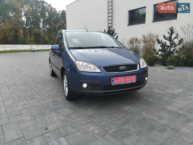 Синий Форд Focus C-Max, объемом двигателя 1.6 л и пробегом 176 тыс. км за 4450 $, фото 1 на Automoto.ua