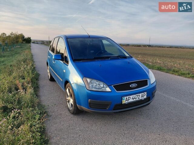 Синий Форд Focus C-Max, объемом двигателя 1.6 л и пробегом 226 тыс. км за 3900 $, фото 1 на Automoto.ua