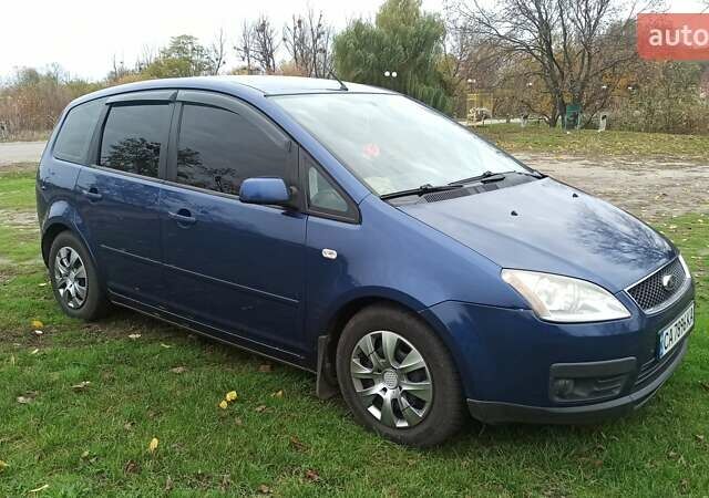 Синий Форд Focus C-Max, объемом двигателя 1.6 л и пробегом 278 тыс. км за 5400 $, фото 1 на Automoto.ua