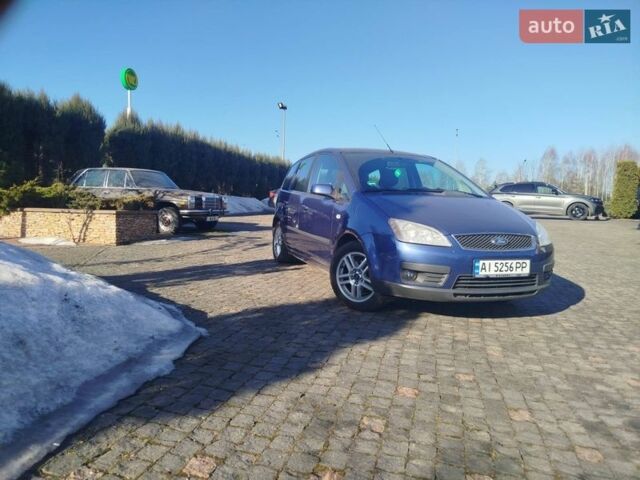 Синий Форд Focus C-Max, объемом двигателя 1.6 л и пробегом 188 тыс. км за 4450 $, фото 1 на Automoto.ua