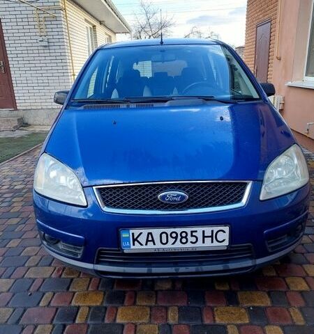 Синий Форд Focus C-Max, объемом двигателя 1.6 л и пробегом 138 тыс. км за 5500 $, фото 1 на Automoto.ua