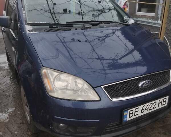 Синий Форд Focus C-Max, объемом двигателя 1.6 л и пробегом 200 тыс. км за 4400 $, фото 1 на Automoto.ua