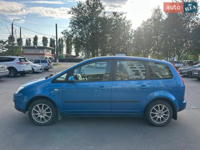 Синий Форд Focus C-Max, объемом двигателя 1.6 л и пробегом 248 тыс. км за 4300 $, фото 1 на Automoto.ua