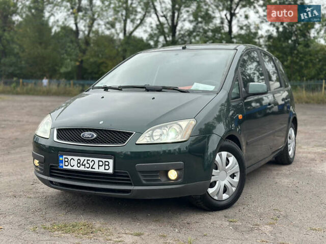 Зеленый Форд Focus C-Max, объемом двигателя 1.6 л и пробегом 230 тыс. км за 4200 $, фото 1 на Automoto.ua