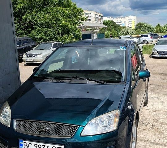 Зеленый Форд Focus C-Max, объемом двигателя 1.6 л и пробегом 220 тыс. км за 5500 $, фото 1 на Automoto.ua