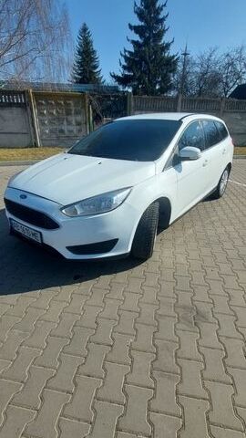 Белый Форд Фокус, объемом двигателя 1.5 л и пробегом 254 тыс. км за 8300 $, фото 1 на Automoto.ua