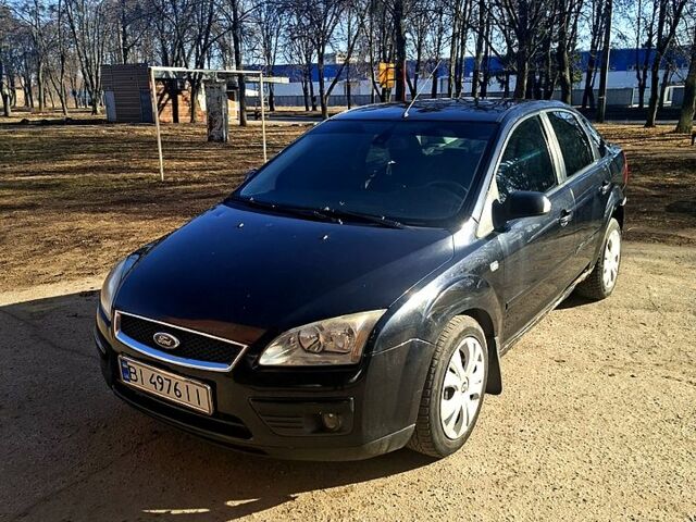 Черный Форд Фокус, объемом двигателя 1.6 л и пробегом 160 тыс. км за 3500 $, фото 1 на Automoto.ua