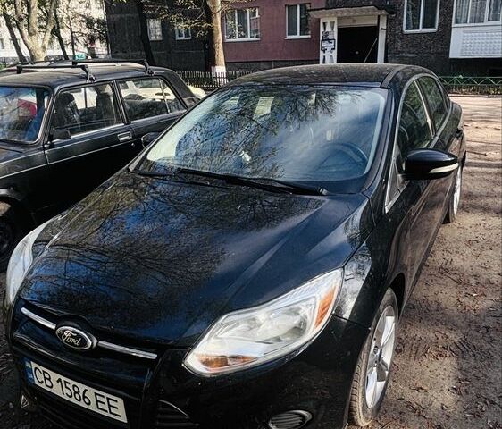 Черный Форд Фокус, объемом двигателя 2 л и пробегом 270 тыс. км за 6600 $, фото 1 на Automoto.ua