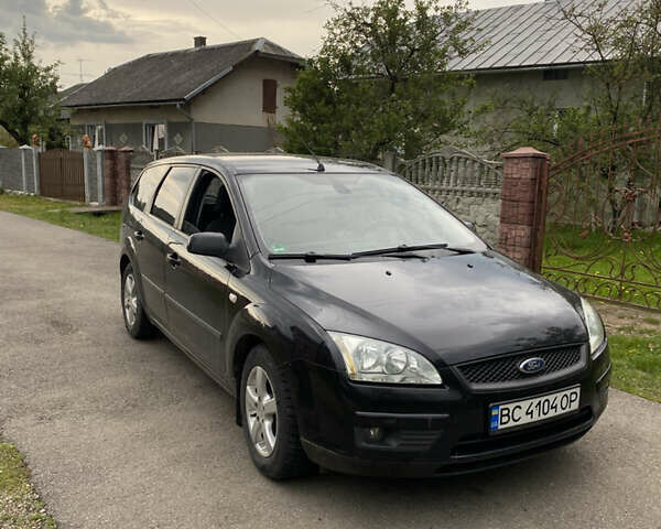 Черный Форд Фокус, объемом двигателя 1.6 л и пробегом 210 тыс. км за 4500 $, фото 1 на Automoto.ua