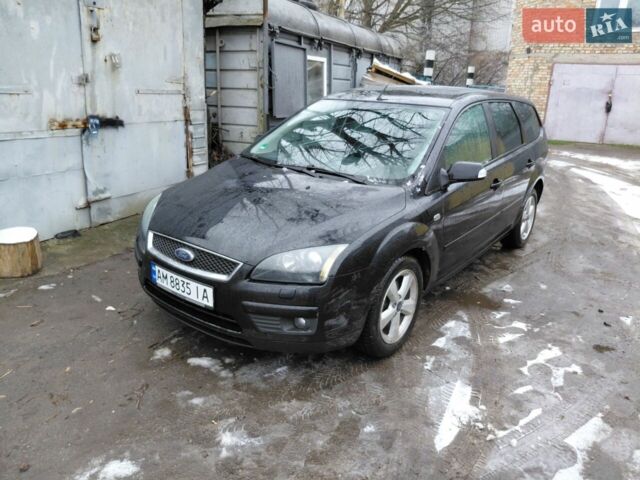 Чорний Форд Фокус, об'ємом двигуна 2 л та пробігом 164 тис. км за 5700 $, фото 1 на Automoto.ua