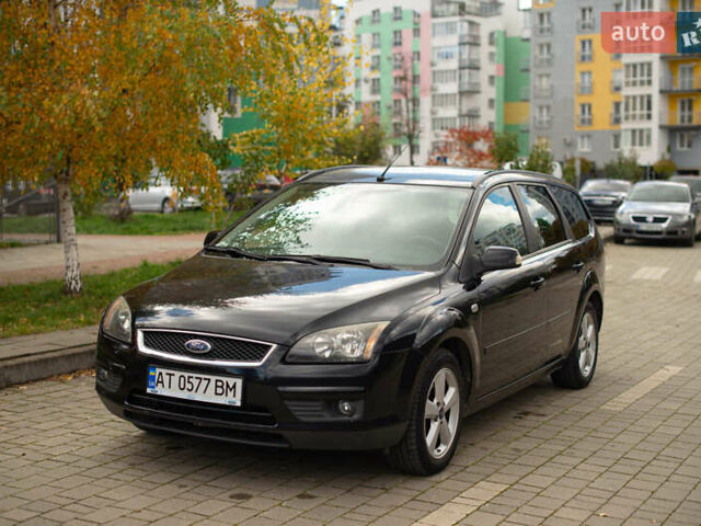 Форд Фокус 2007 в Ивано-Франковске на Automoto.ua Черный Форд Фокус, объемом двигателя 1.6 л и пробегом 210 тыс. км за 5200 $, фото 1 на Automoto.ua