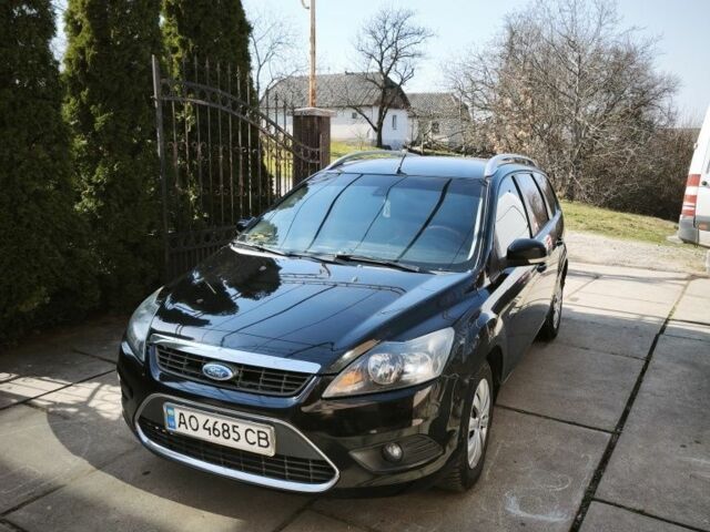 Черный Форд Фокус, объемом двигателя 1.6 л и пробегом 290 тыс. км за 4500 $, фото 1 на Automoto.ua